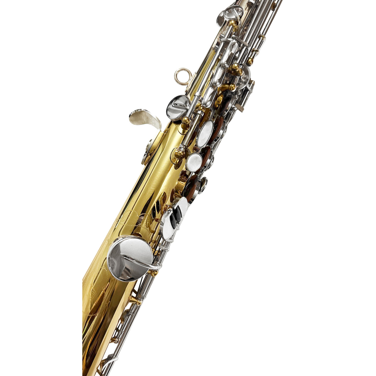Saxofon Soprano Recto Martinz Mwsxs02l Sib Laqueado Llaves Niqueladas