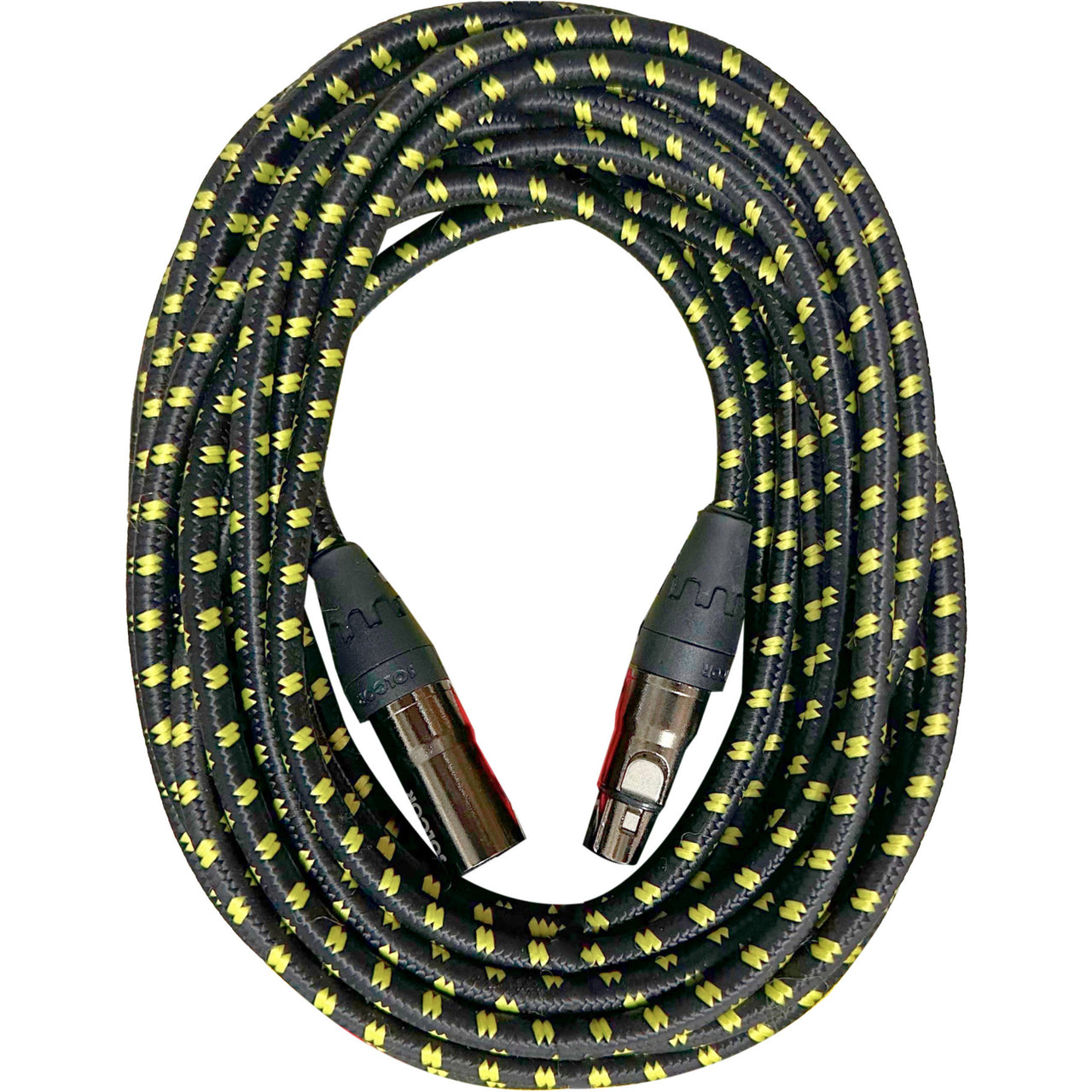 Cable Clasica 5226t10 Para Microfono Canon A Canon Tejido 10 Metros