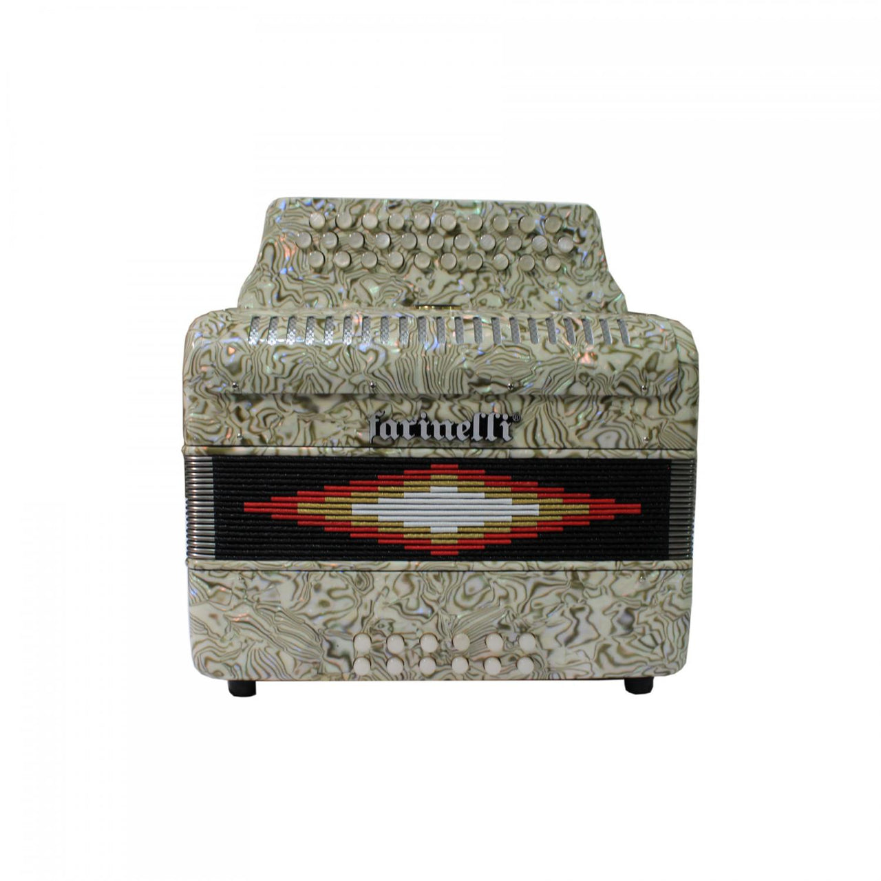 Acordeon Botones Farinelli Cebra 3012 Sol, 3012z