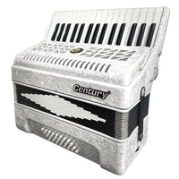 Thumbnail for Acordeon Century Cnac036 32 Teclas 32 Bajos Blanco C1306-1w
