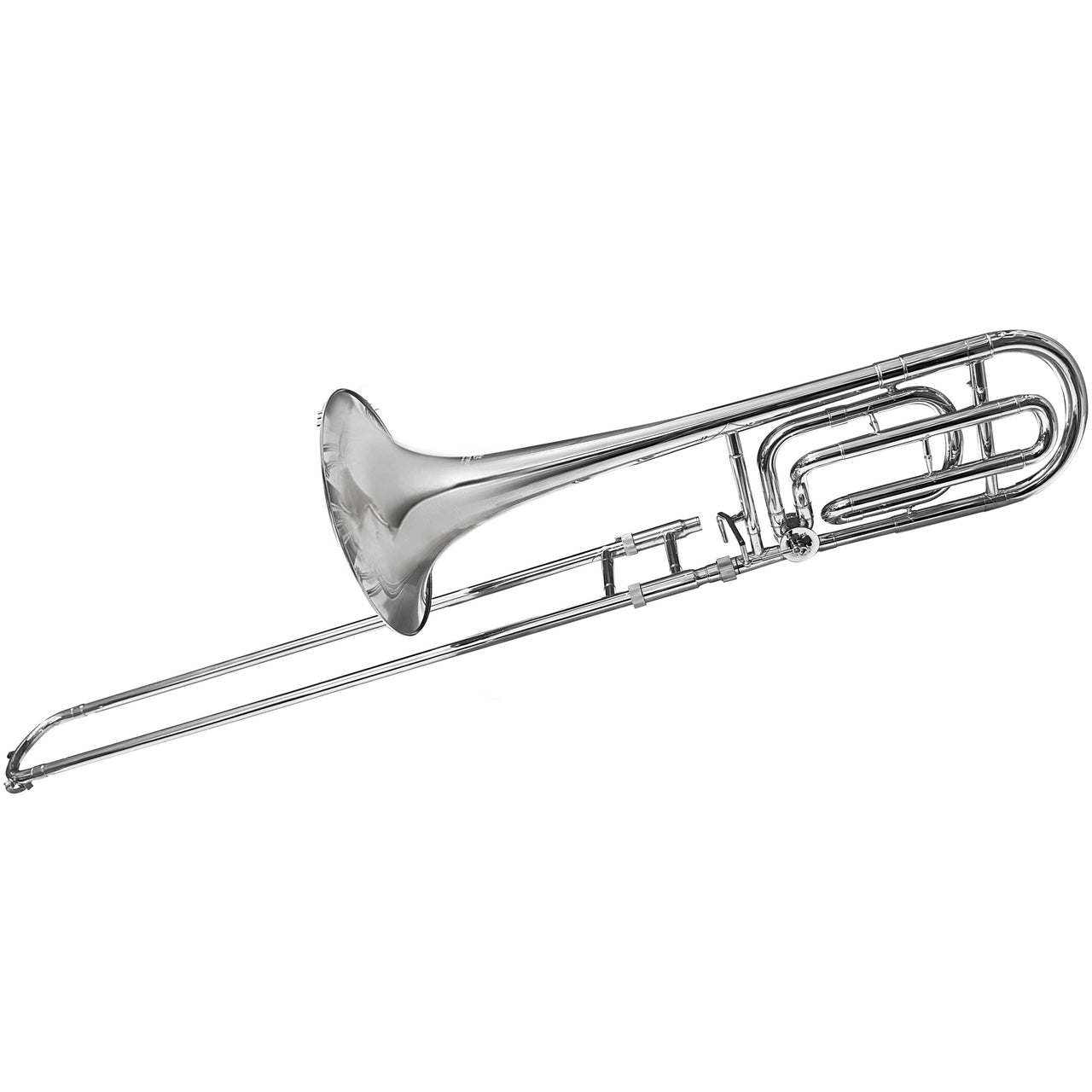 Trombon De Vara Martinz Mwtbv20n Con Transpositor Sib/fa Niquel Entrada Grande