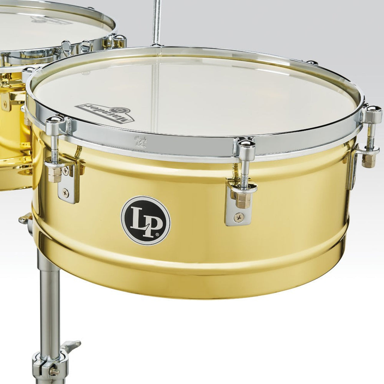 TIMBALES MATADOR14"/15" LATON C/ATRIL SOP/CEN, M257B