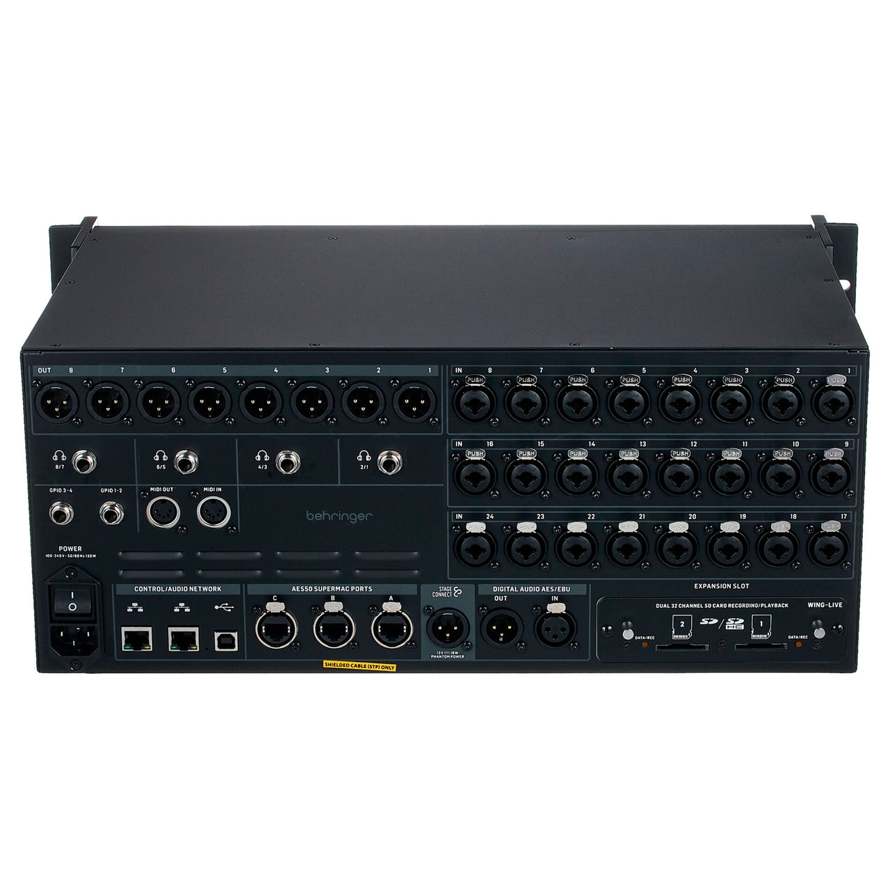 Mezcladora Behringer Digital Wing Rack 48 Canales