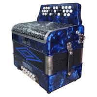 Thumbnail for Acordeon Moretti Verona Gcf Sol 31 Botones 12 Bajos Azul