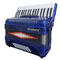 Thumbnail for Acordeon Century Cnac042 Azul 34 Teclas 48 Bajos 5 Registros C1307a