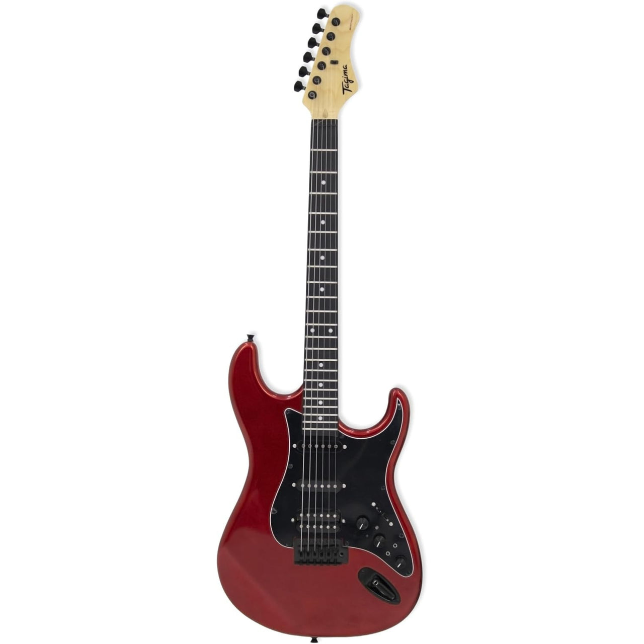Guitarra Electrica Tagima Sixmart-ca-studio Roja Con Audifonos Soundking