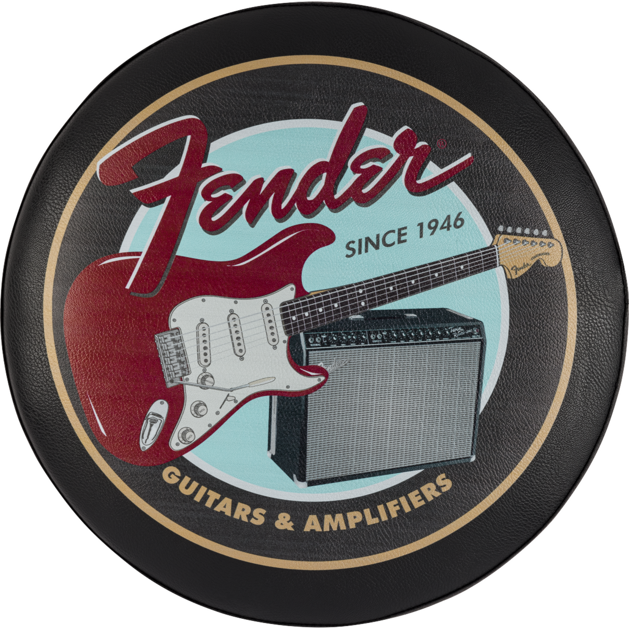 Banco Fender Guitars & Amps Pick Pouch Barstool 24 Pulgadas 9192022014