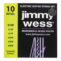 Thumbnail for ENCORDADURA JIMMY WESS P/GUITARRA ELECT.NIQ. WN1010, (JWGE-1010N)
