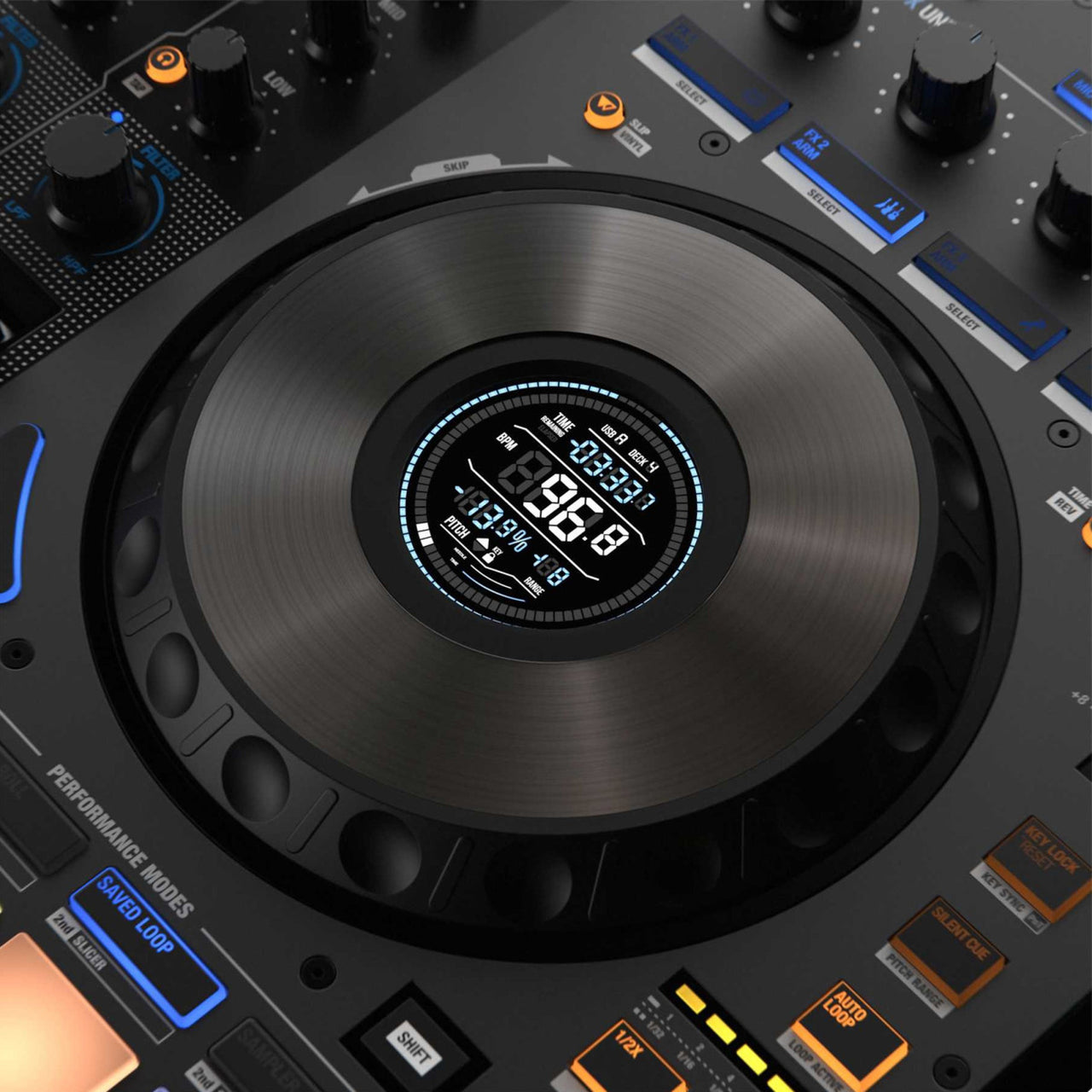 Controlador Dj Reloop Mixon 8 Pro, 4 Canales, Usb-c, Compatibilidad Serato/djay Pro Negro