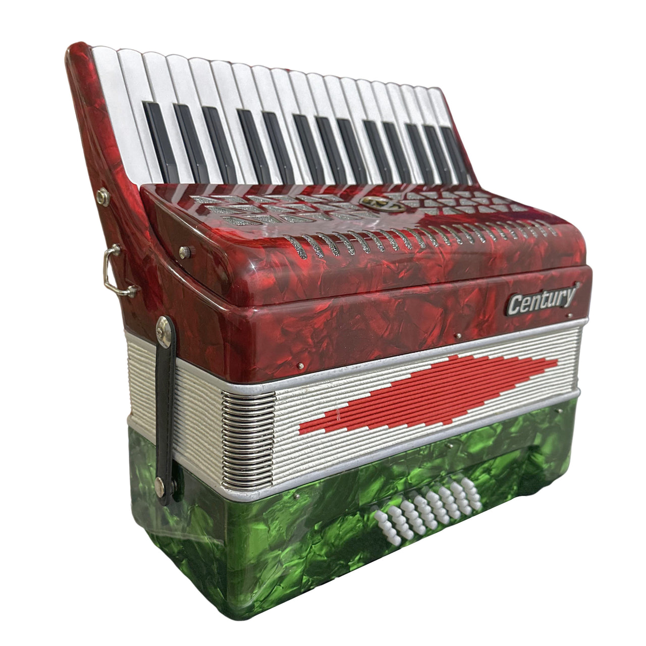 Acordeon Century Cnac037 32 Teclas 32 Bajos C1306-1b Bandera