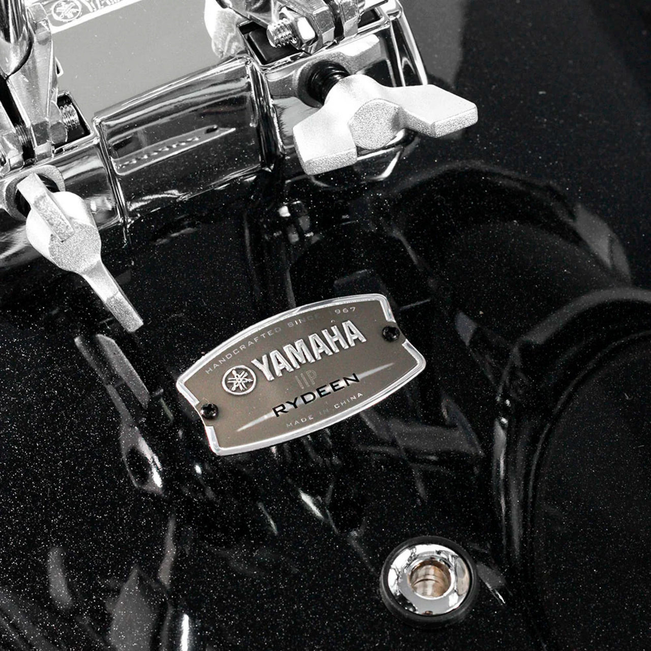 Bateria Yamaha Rydeen Rdp2f5blguset Black Glitter Con Herrajes Y Platillos
