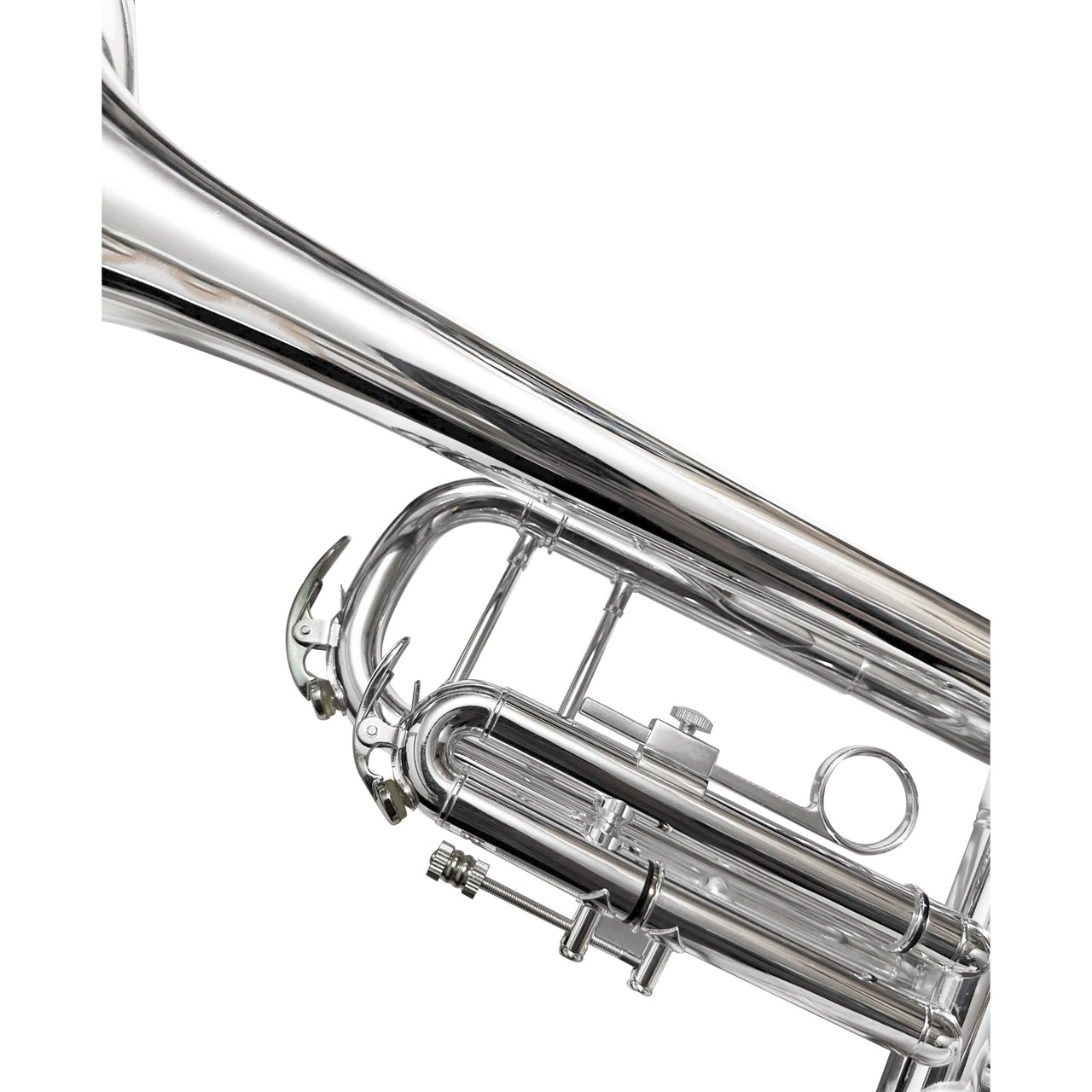 Trompeta Martinz Sib Plateado Doble Llave  Doble Poste, Mwtr01s