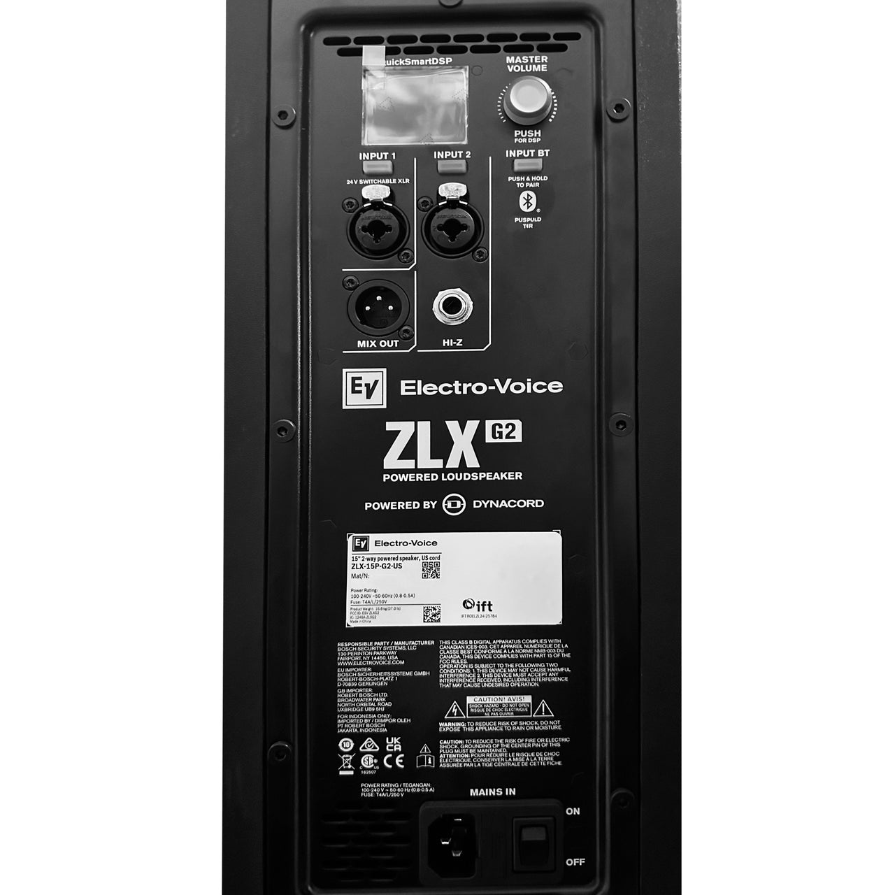 BAFLE ELECTROVOICE 15", ZLX-15P-G2