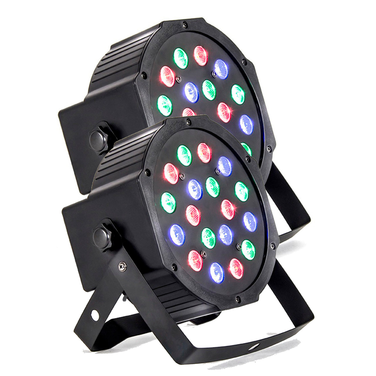 LUZ ALIEN PAR 18 LEDS DE 1W (18X1W) RGB, 55-458