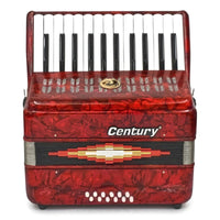 Thumbnail for Acordeon Century Cnac031 Rojo C1302r 25 Teclas 12 Bajos