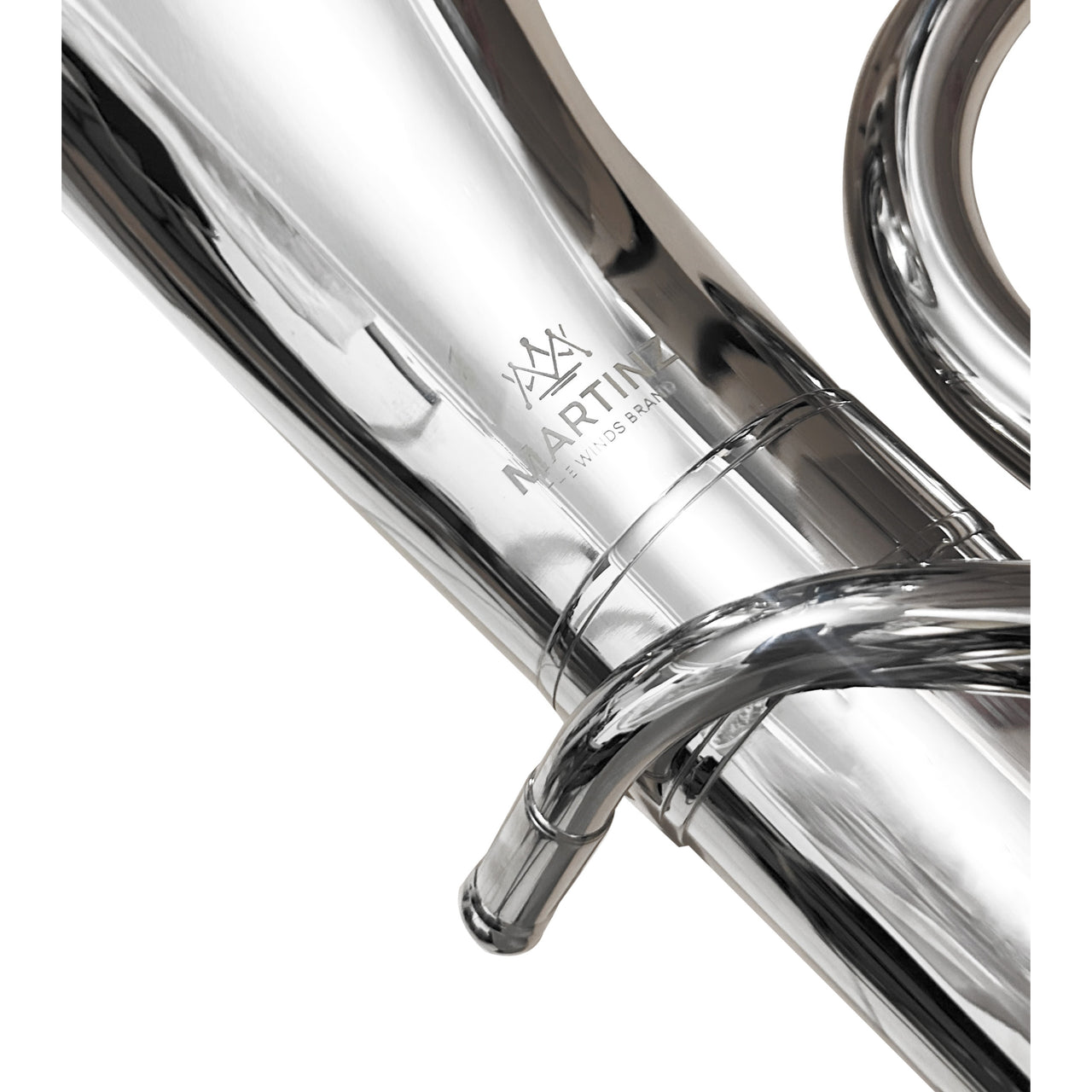 Bombardino Euphonium Martinz  Mwbb10n Niquelado Pabellon Frontal 3 Embolos
