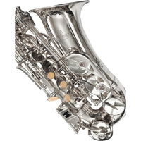 Thumbnail for Saxofon Alto Martinz Mwsxa01s Mib Plateado Llave Fa# Con Estuche
