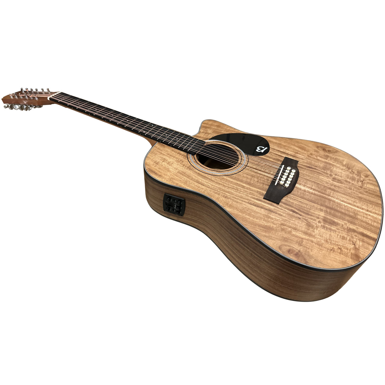 GUITARRA ELECTROACUSTICA BAMBOO 12 CDAS. C/FUNDA, GA-4012-KOA-Q