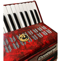 Thumbnail for Acordeon Century Cnac031 Rojo C1302r 25 Teclas 12 Bajos