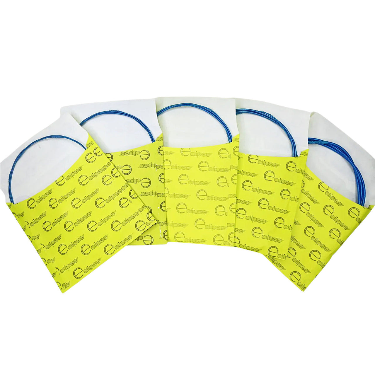 Encordadura Eclipse Bxc-5a Para Bajo Electrico Nylon 5 Cuerdas Azul