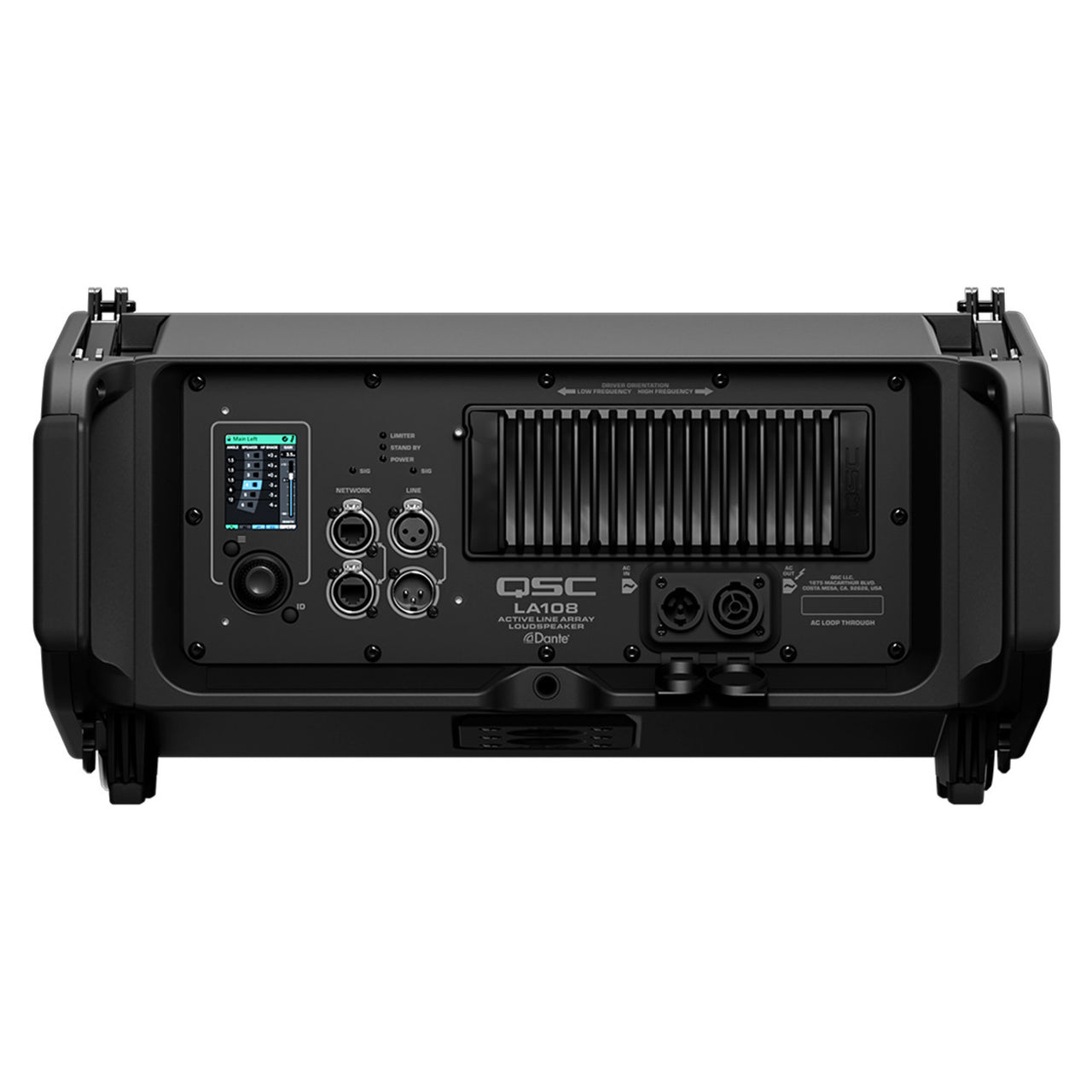 Altavoz Qsc La108 De Arreglo Lineal Autoamplificado De 2 Vias 8 Pulgadas