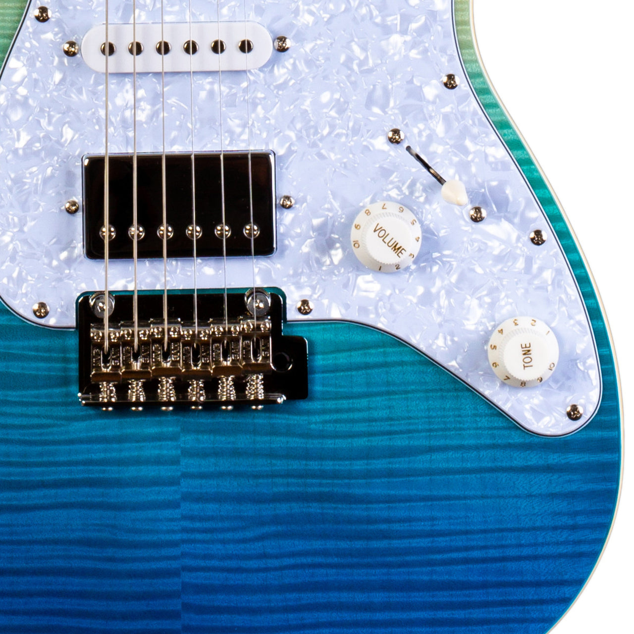 Guitarra Electrica Jet Guitars Js450 Transparent Blue
