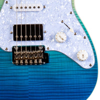 Thumbnail for Guitarra Electrica Jet Guitars Js450 Transparent Blue