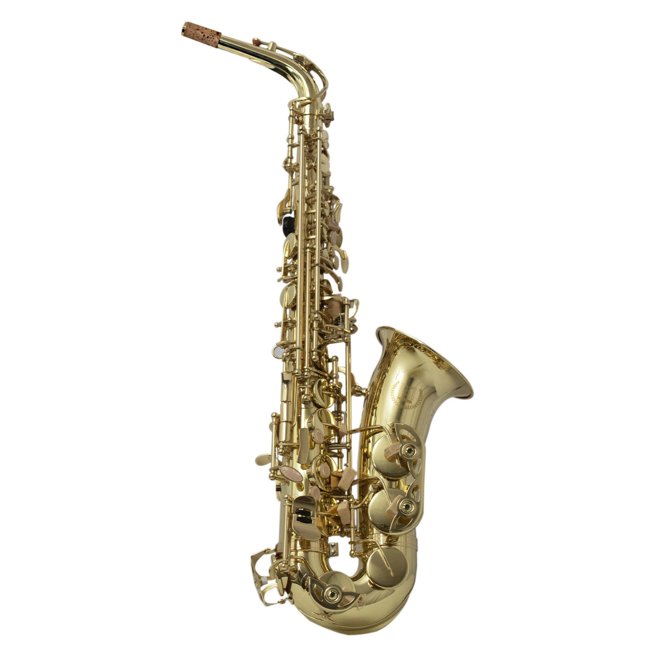 Saxofon Alto Laqueado Maxima  Kfas-100g Dorado C/estuche Ligero