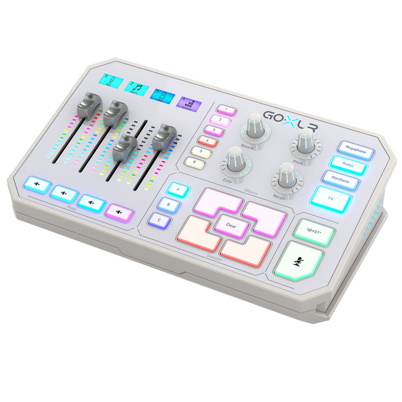 Interface Tc Helicon Goxlr-wh Usb Mezcladora 4 Canales Usb Blanco