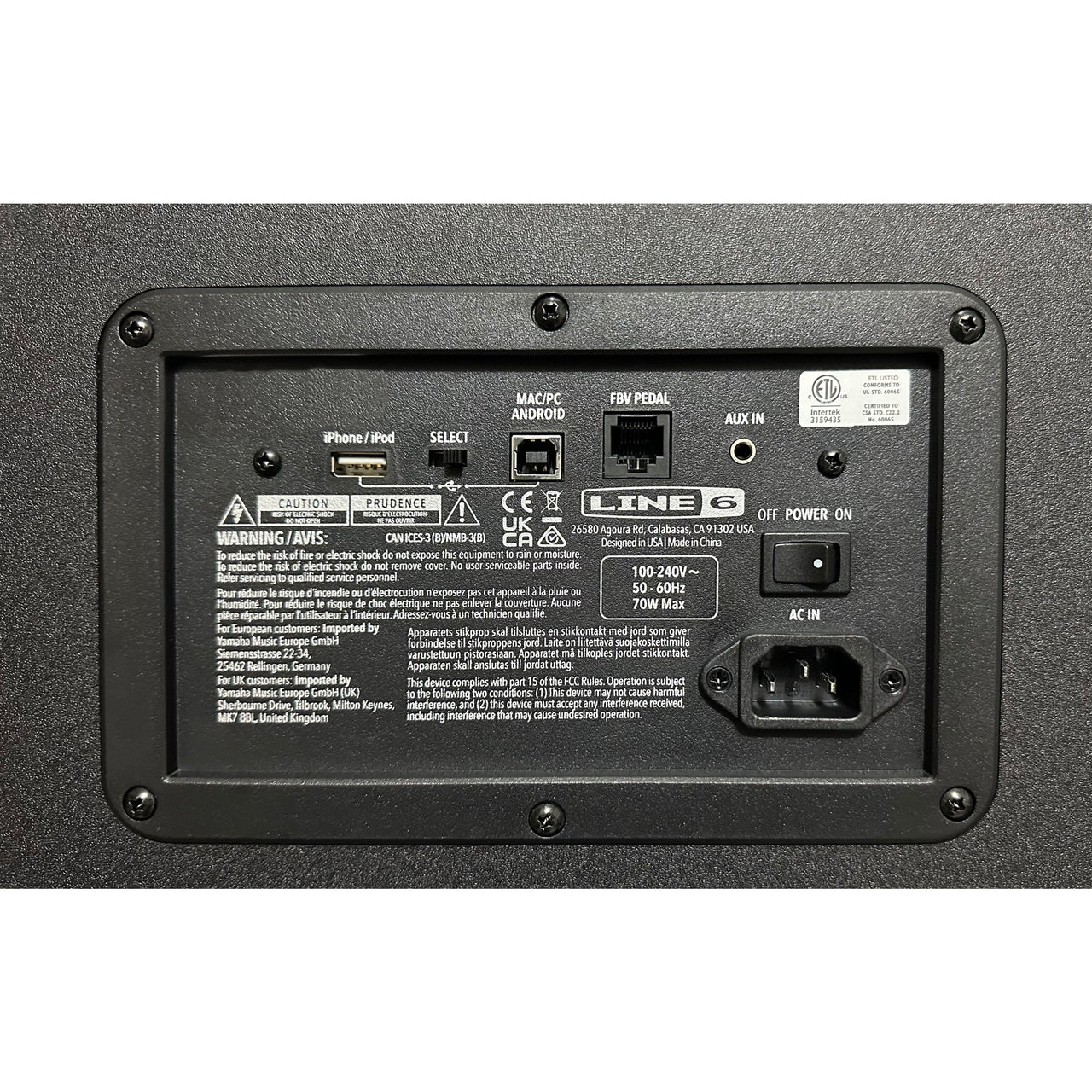AMPLIFICADOR LINE 6 SPIDER V P/GUITARRA 60W, GSPDRV60MKII