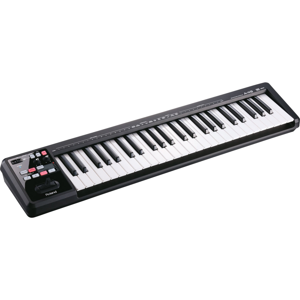 Controlador Midi Roland A-49bk De 49 Teclas Pc/mac Usb Negro