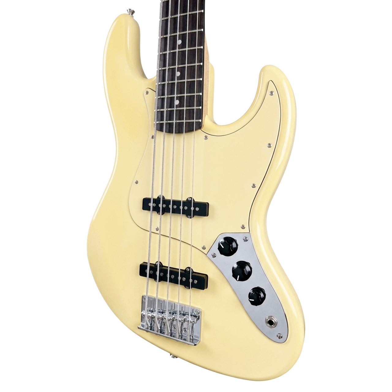 Bajo Electrico Tagima Tw-73-5-owh-df-awh 5 Cuerdas Blanco Vintage