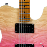 Thumbnail for Guitarra Electrica Jet Guitars JET JT-450 6 Cuerdas Tipo Telecaster Transparent Pink