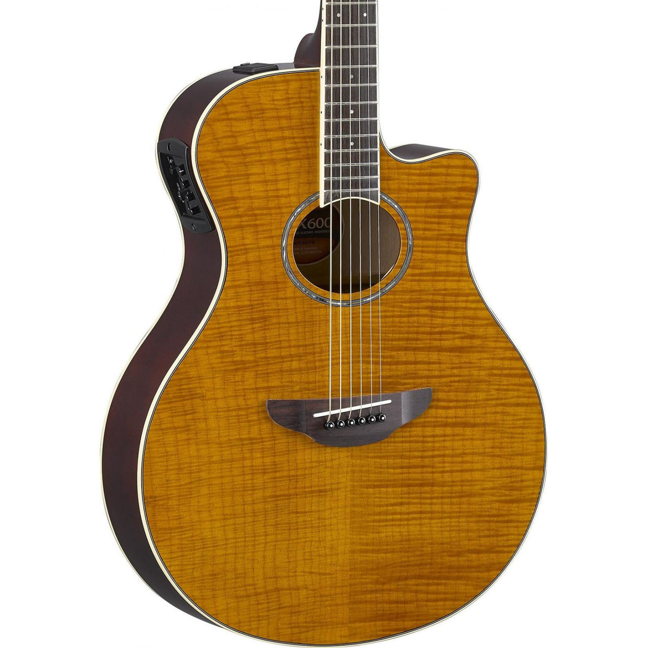 GUITARRA ELECTROACUSTICA YAMAHA APX FLAME AM, APX600FM-AM