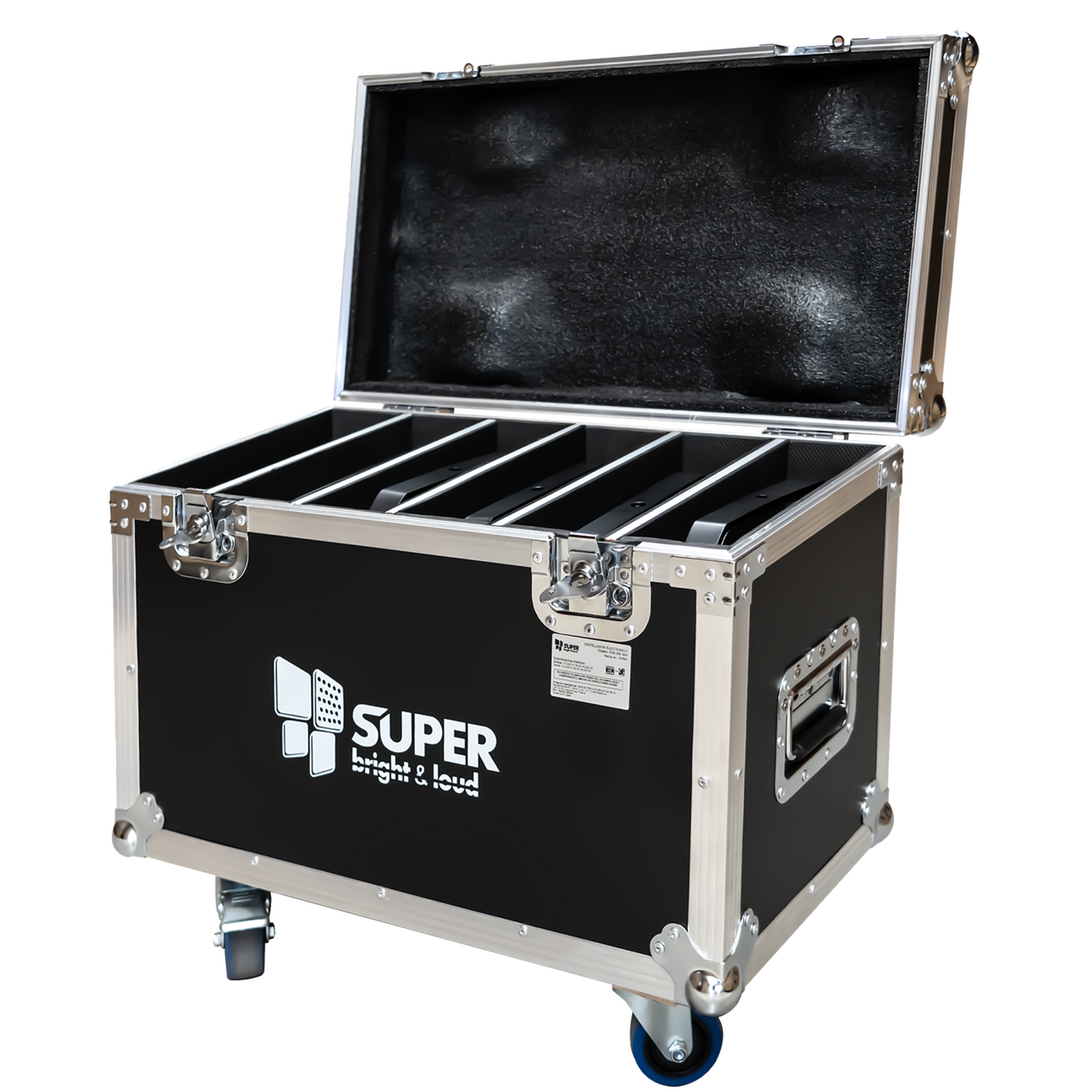 Par Led Superbright Par 280 Slim Con 6 Piezas De 24 Leds De 10w Rgba+uv