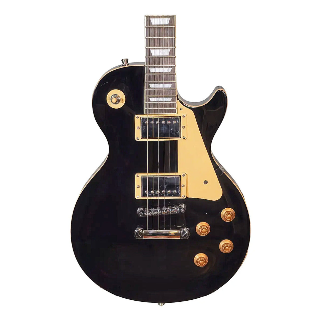 Guitarra Electrica Mc Cartney E-lp-set Neck Bk Negra