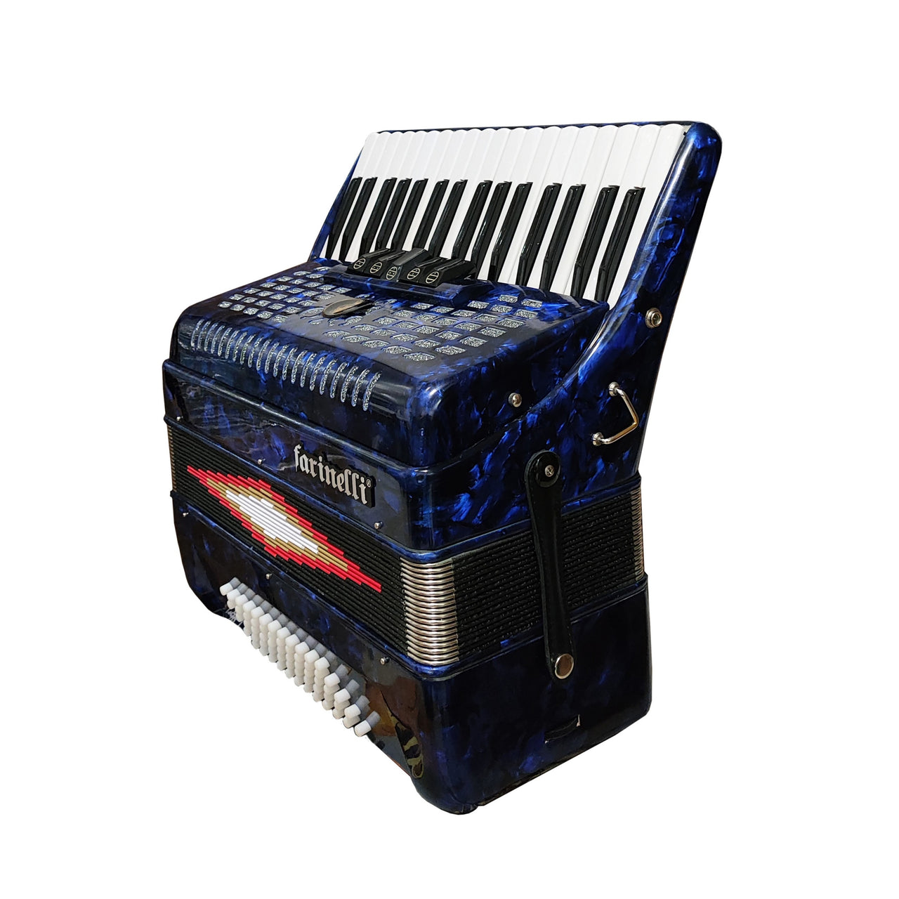 Acordeon Farinelli  Teclas Azul 3064 5 Registros, 1308a