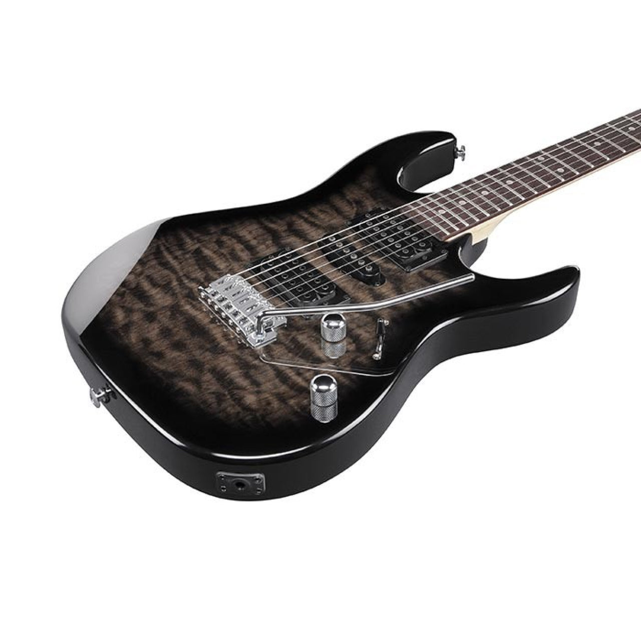 GUITARRA ELECTRICA IBANEZ RX NEGRA TRANSP. SOMB. GRX70QA-TKS