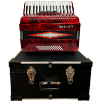 Thumbnail for Acordeon Farinelli 34 Teclas 48 Bajos 5 Reg. Rojo, 1307r
