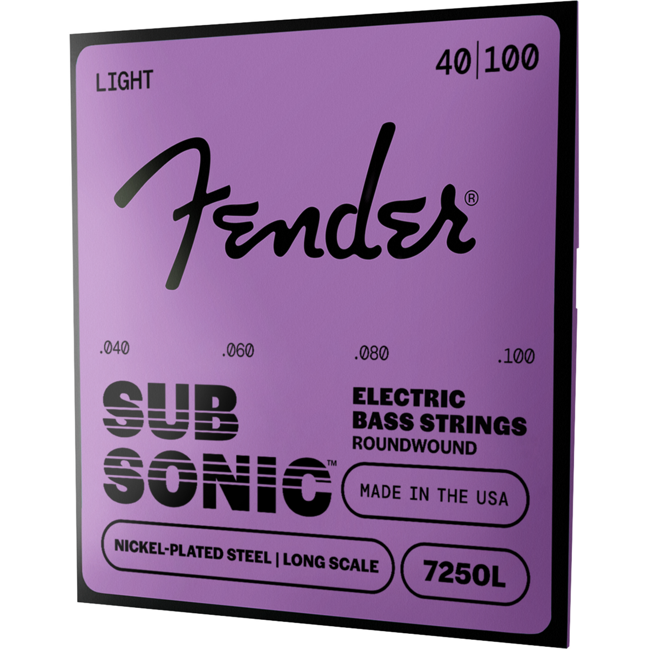 ENCORDADURA FENDER P/BAJO ELECTRICO 4CDAS. 7250L .040-.100, 0737250403