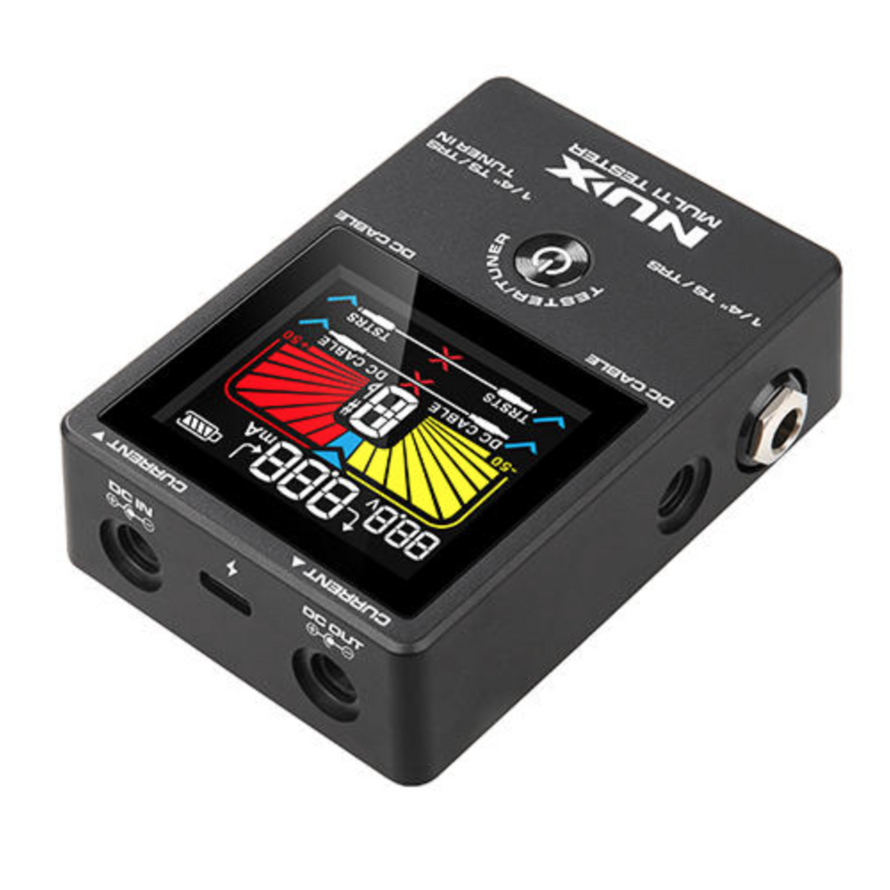 Probador De Cables Nux Nmt-1 Para Guitarra 4 En 1 Con Afinador