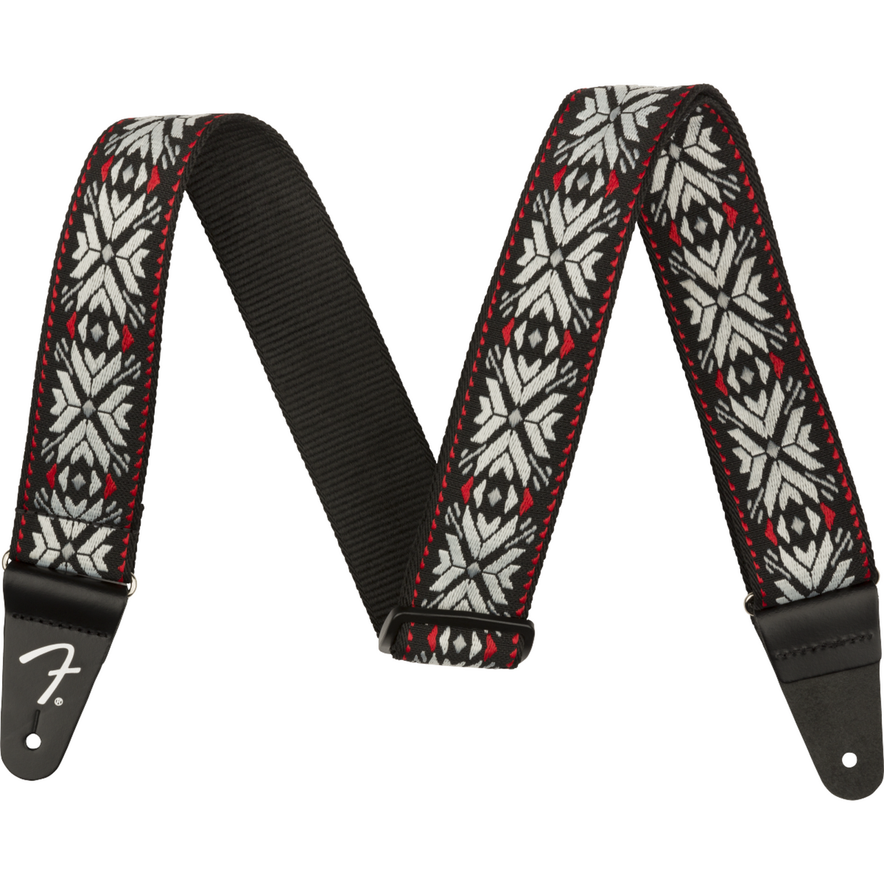 Thaly Fender Para Guitarra Pasadena Woven Strap Red Snowflake 0990638026