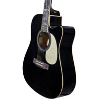 Thumbnail for Guitarra Electroacustica McCartney Bfg-4117c-fm-eq-bk Texana Negra