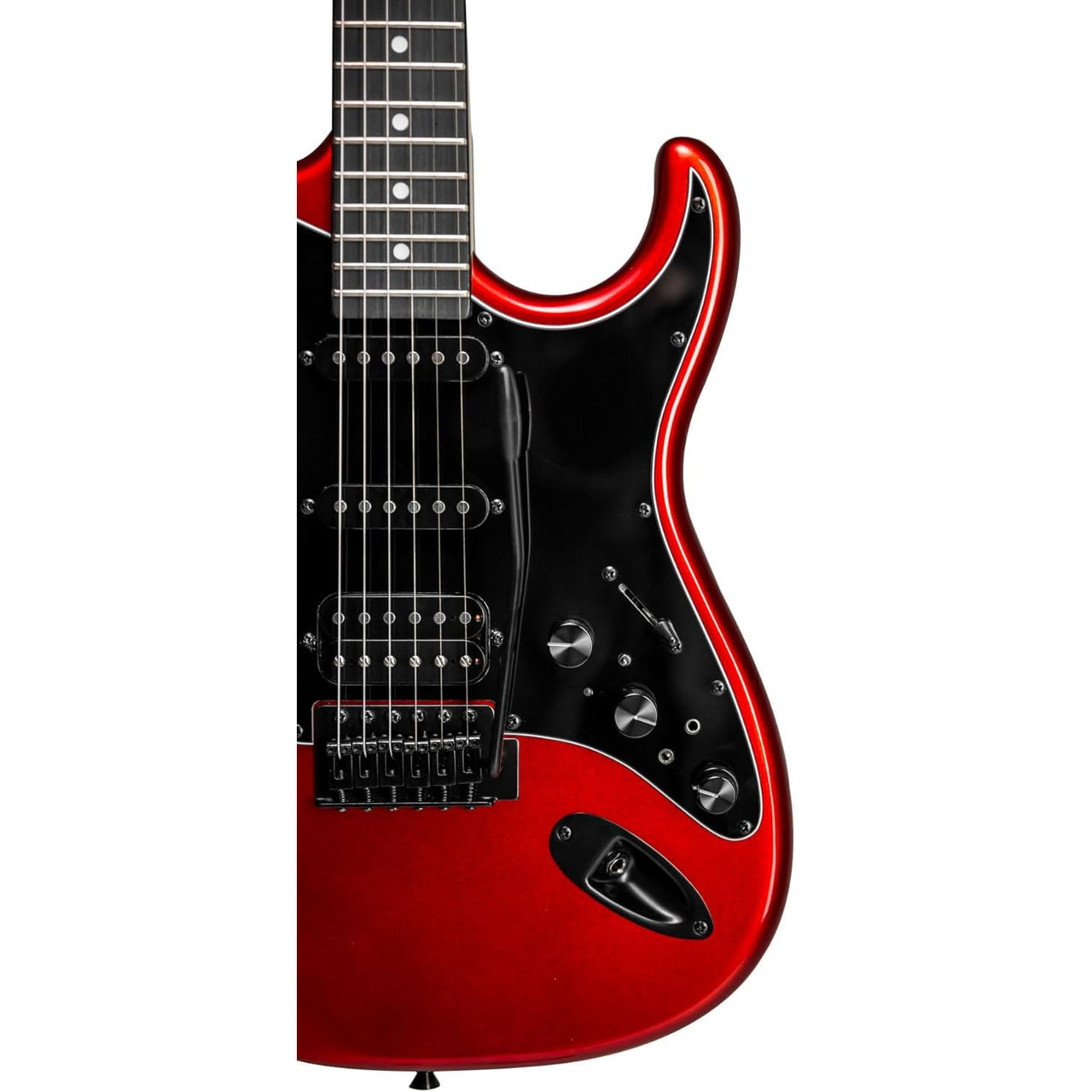 Guitarra Electrica Tagima Sixmart-ca-studio Roja Con Audifonos Soundking