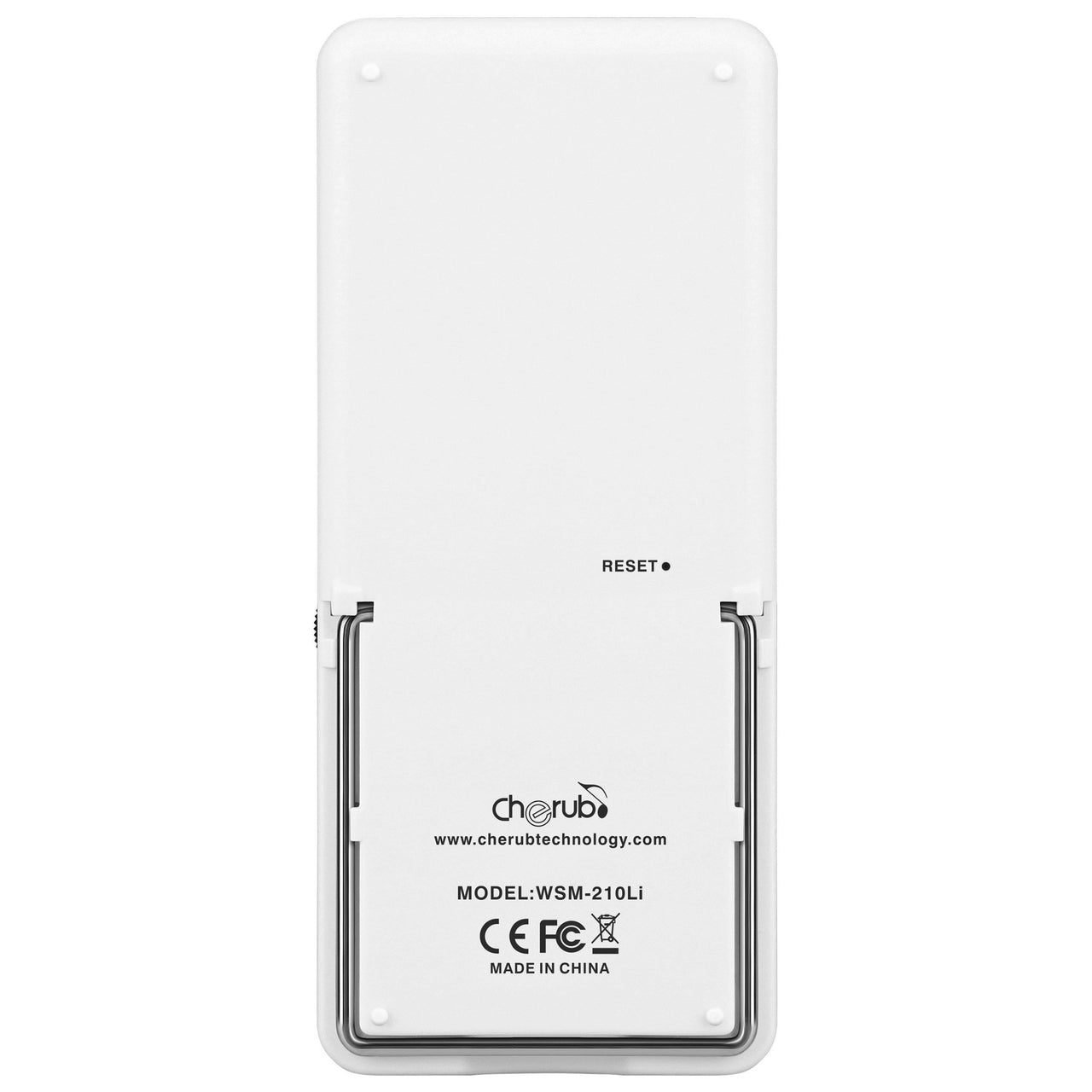 Metronomo Cherub Wsm-210li Digital Recargable Blanco