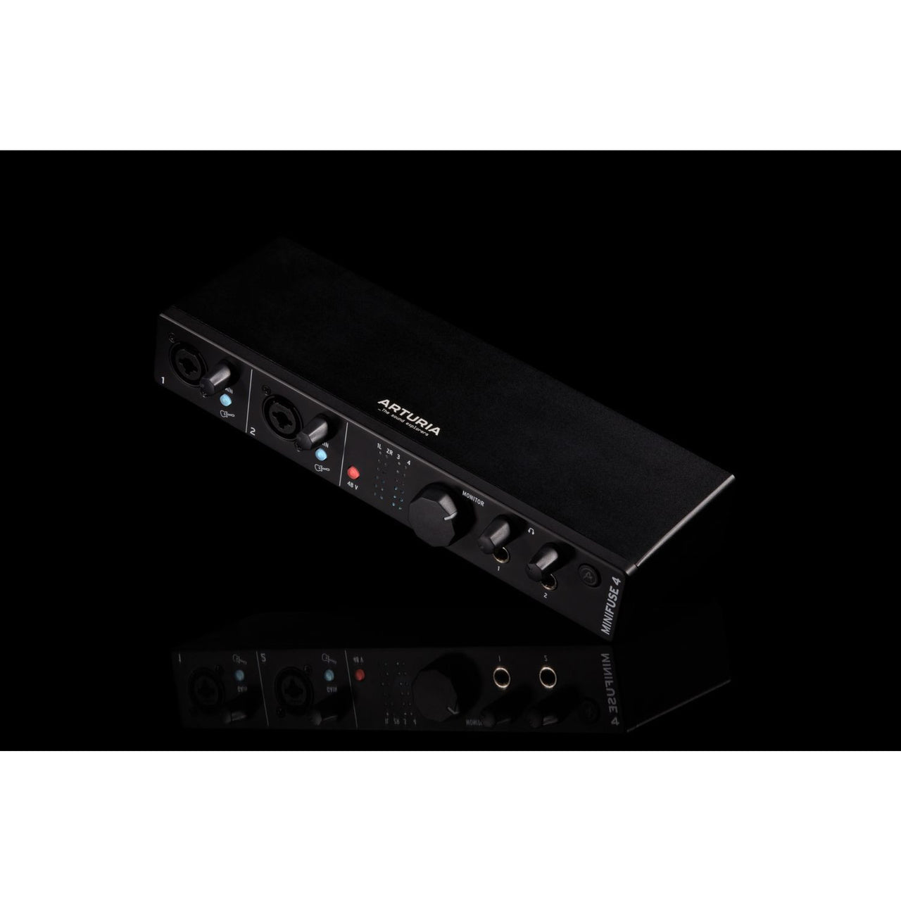 Interfaz Arturia De Audio Usb Minifuse 4 Black, Minifuse4b