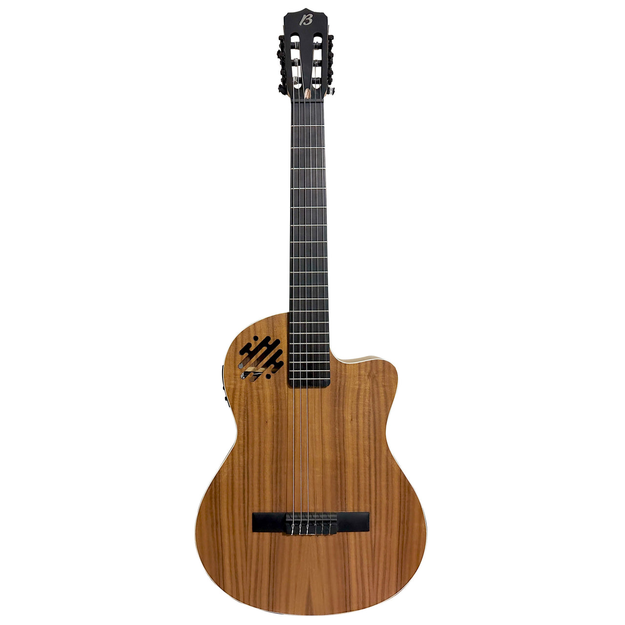 Guitarra Clasica Bamboo Gc-39-koaslim-q Koa Slim Con Funda 39 Pulgadas