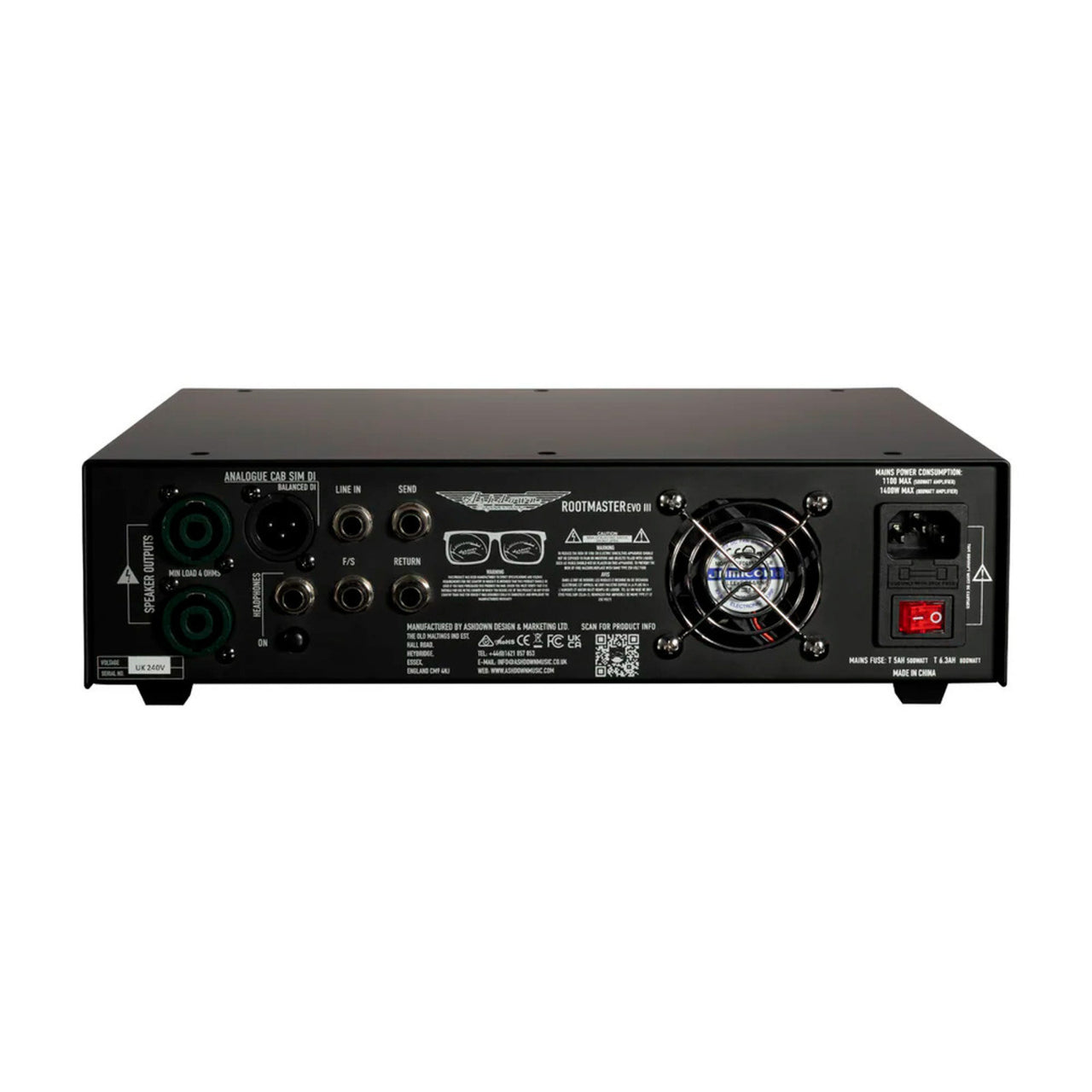 Amplificador Ashdown P/bajo Rm-800-evoiii. 800 Watts a 4 Ohms