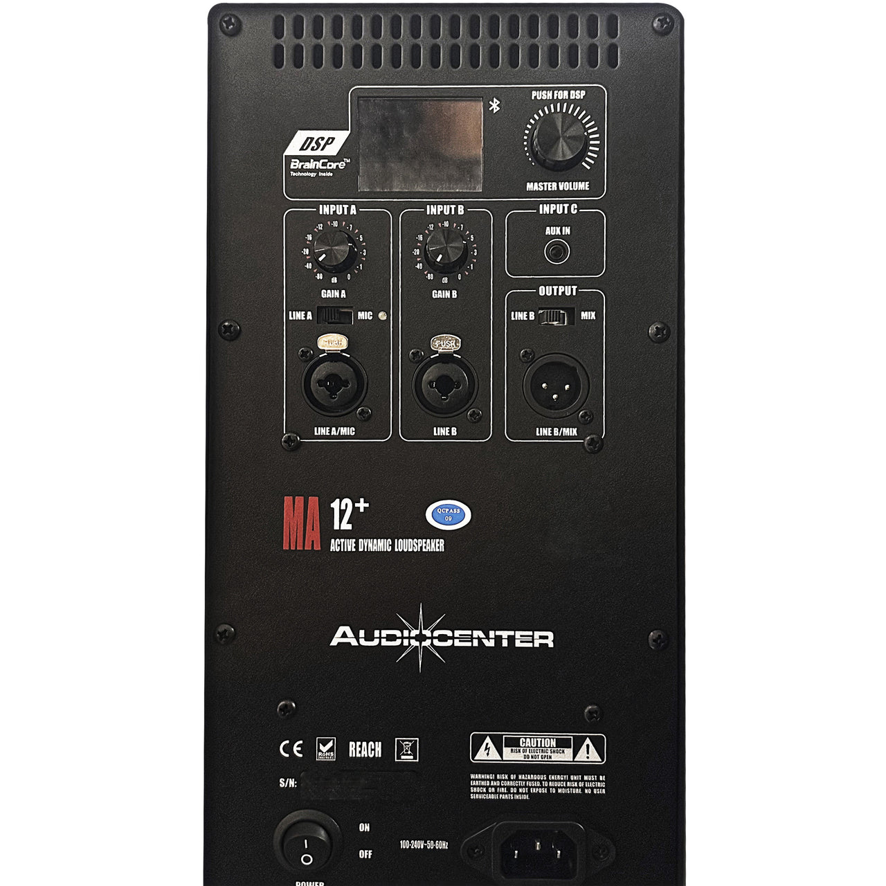 Bafle Audiocenter Ma12+ Portátil Activo Controlado Por DSP