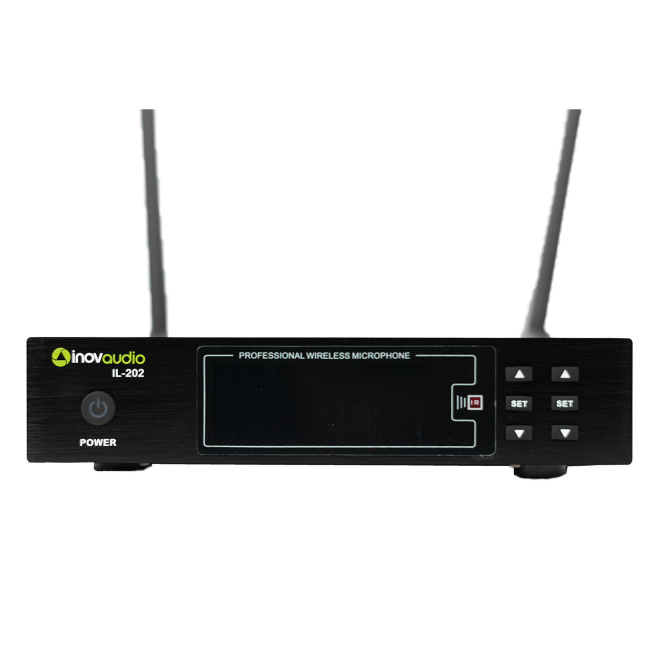 Sistema microfonos Inalambricos Inovaudio Il-202 UHF Receptor Dos Diademas Dos Bodypack
